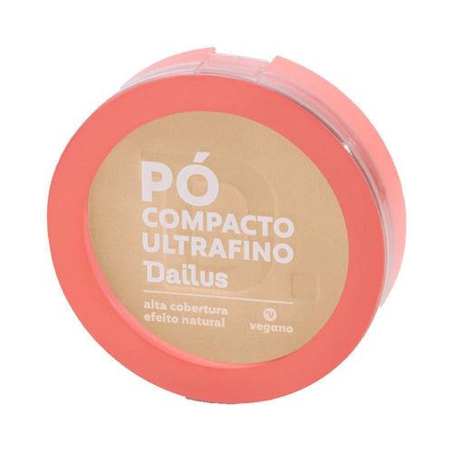 Pó Compacto Vegano Ultrafino Dailus Cor Nº D8 Médio 10g