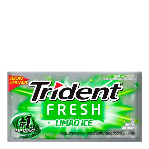 Trident Xfresh Goma de Mascar Limão Ice 8g