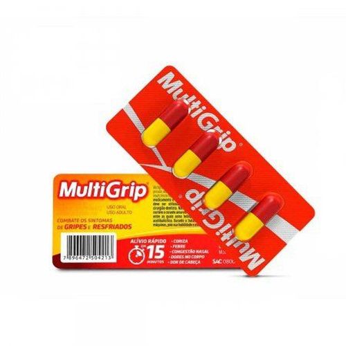 Multigrip com 4 Cápsulas Duras