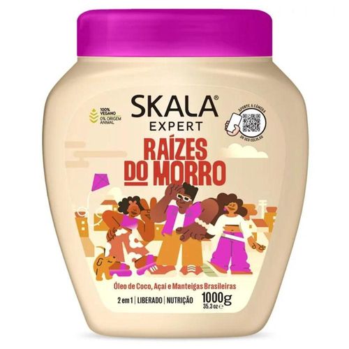 Creme de Tratamento 2 em 1 Skala Expert Raízes do Morro 1Kg