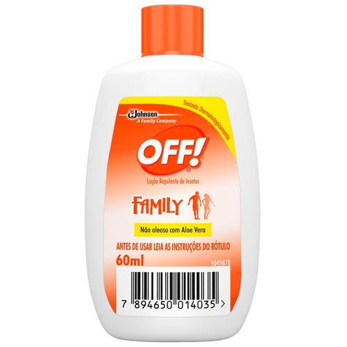 Repelente Loção Off! Family 60ml