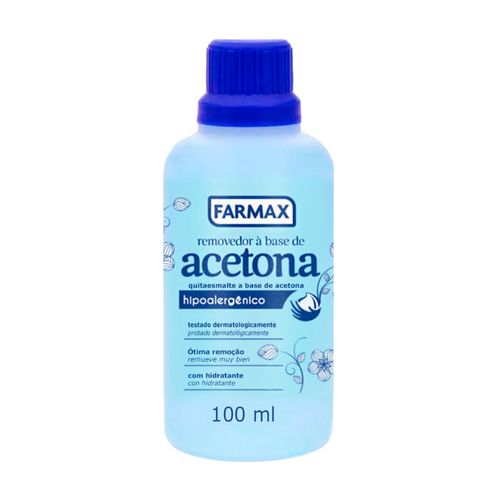 Removedor à Base de Acetona Farmax 100ml