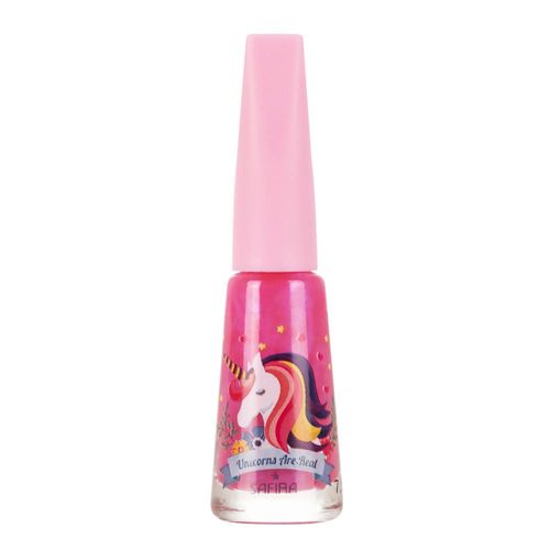 Safira Esmalte Líquido Cremoso Linha Unicórnio N 57 Festacornio 5.5ml