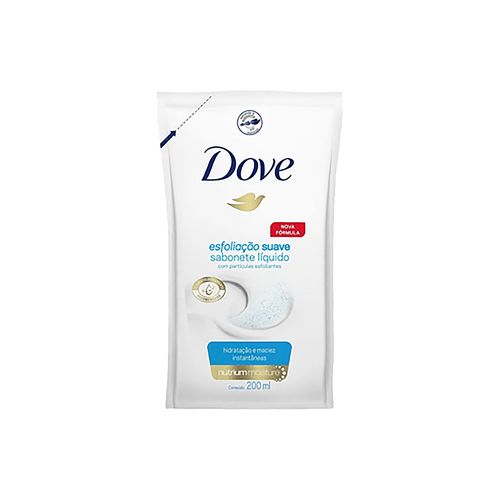 Sabonete Líquido Dove Refil Esfoliação Suave 200ml