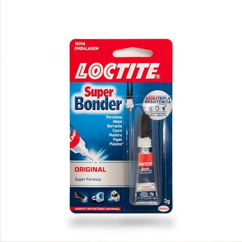 Adesivo Instantâneo Loctite Super Bonder Original 3g
