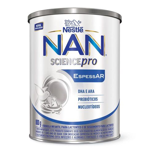 Fórmula Infantil Nan AR. Espessar 800g