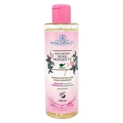 Phallebeauty Líquido Água Micelar Rosa Mosqueta 200ml