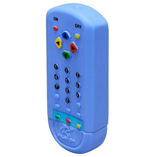 Mordedor Vila Toy Controle Remoto Azul com 1 Unidade
