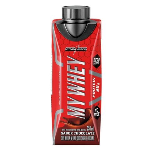 My Whey Protein Shake Integralmédica Pronto Sabor Chocolate 250ml