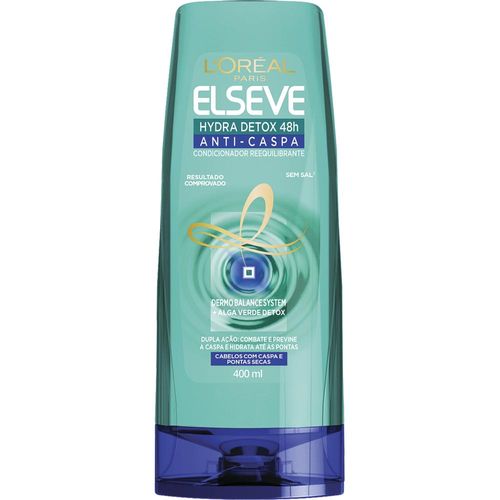 Condicionador Hydra Detox Anticaspa Elseve 400ml