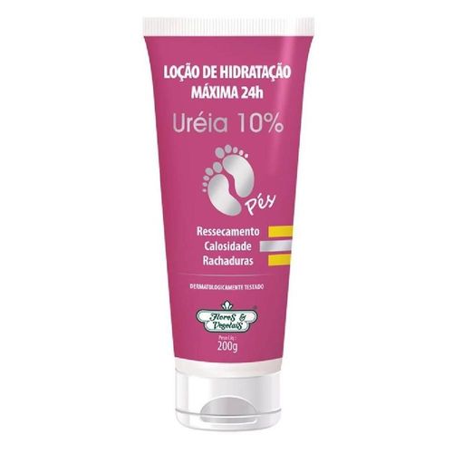 Loção Hidratante Flores & Vegetais para os Pés Uréia 10% 200g