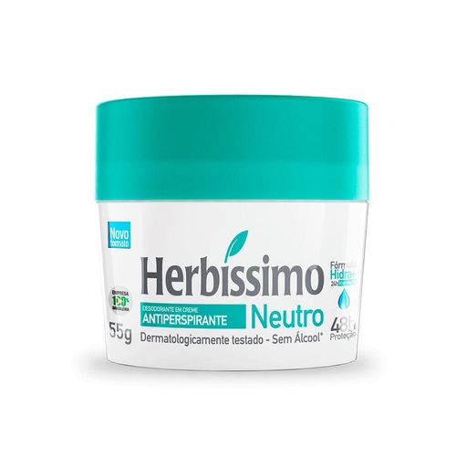 Creme Desodorante Herbíssimo Neutro 55g