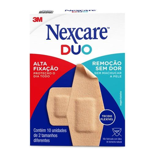 Curativo Nexcare Duo Variados com 10 Unidades