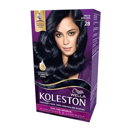 Tintura Koleston Cor Nº 28 Preto Azulado com 1 Unidade