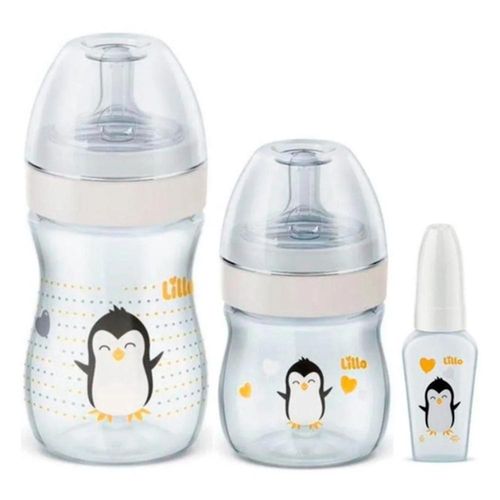 Kit Primeiros Passos Lillo com Mamadeira Capacidade 150ml + Mamadeira Capacidade 240ml + Mamadeira Capacidade 50ml