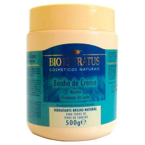 Banho de Creme Neutro Máscara Hidratação Bio Extratus 500g