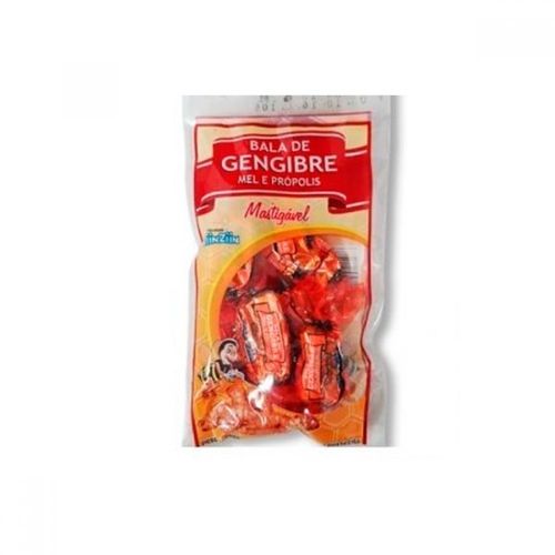 Bala de Mel. Própolis e Gengibre Ziin Ziin Mastigável 40g