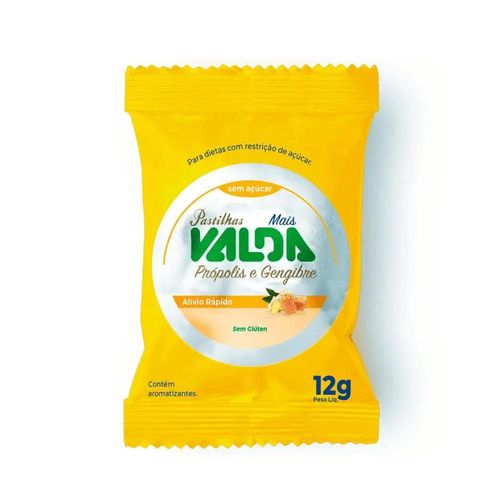 Pastilhas Valda Própolis e Gengibre 12g