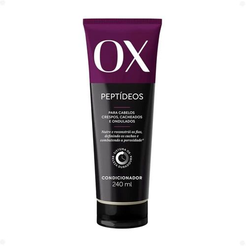 Condicionador Ox Peptídeos para Cabelos Crespos, Cacheados e Ondulados 240ml