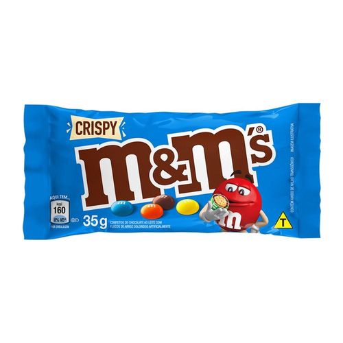 Confeito de Chocolate M&M's Crispy 35g
