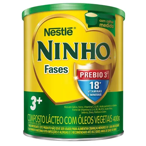 Composto Lácteo Ninho Fases 3+ 400g