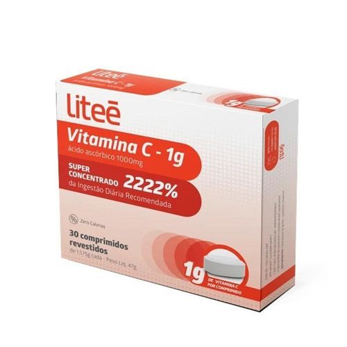 Vitamina C 1g Super Concentrado Liteé com 30 Cápsulas