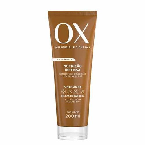 Shampoo Ox Nutrição Intensa 200ml