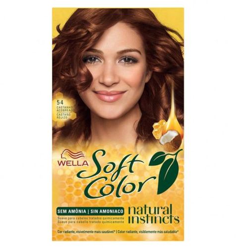 Tonalizante Soft Color Nº 54 Castanho Acobreado com 1 Unidade