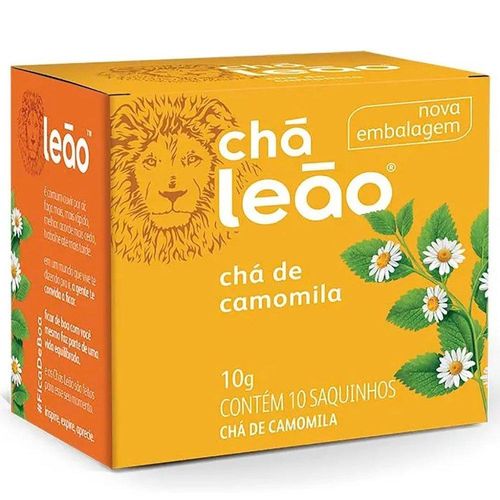 Chá de Camomila Leão com 10 Sachês com 1g