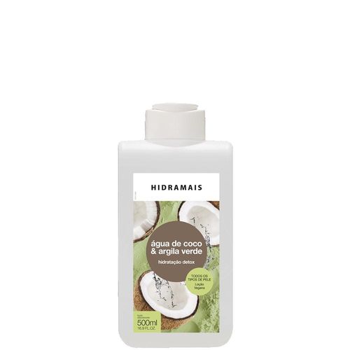 Hidratante Água de Coco e Argila Verde Hidramais 500ml