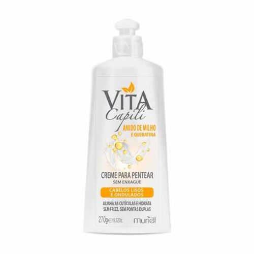 Creme para Pentear Muriel Vita Capili com Amido de Milho 270g