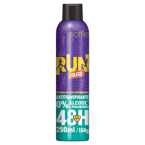Desodorante Antitranspirante Soffie Run Fôlego 250ml