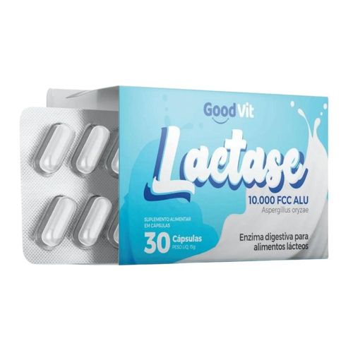 Lactase 10.000FCC Goodvit com 60 Cápsulas