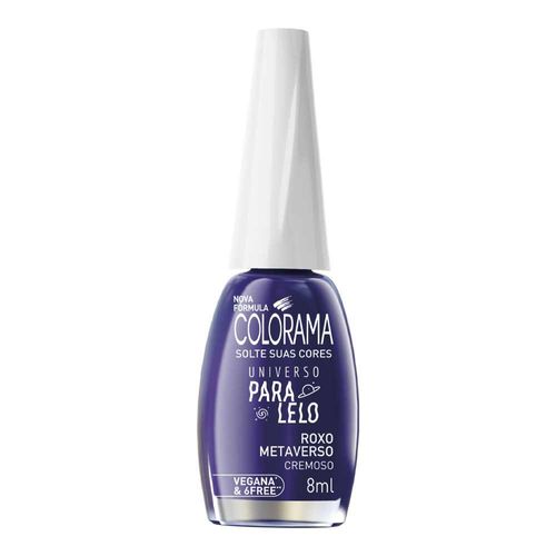 Esmalte Colorama Cremoso Roxo Metaverso Solte Suas Cores Universo Paralelo 8ml