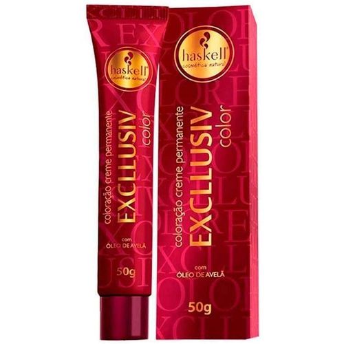 Coloração Creme Excllusiv Color Cor Nº 0.6 Intensificador Vermelho Haskell 50g