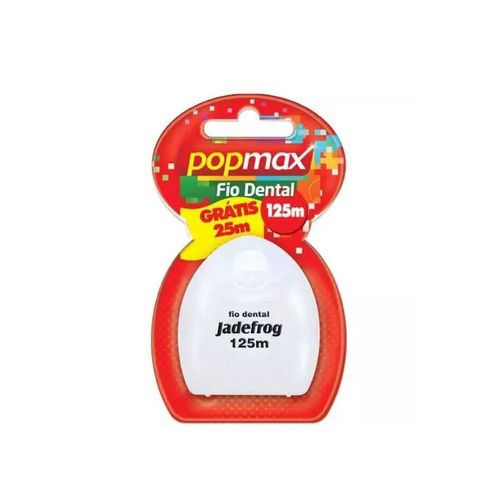 Fio Dental Jadefrog Popmax 125m com 1 Unidade