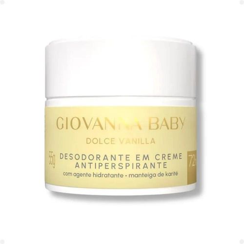 Desodorante Antiperspirante em Creme Giovanna Baby Dolce Vanilla 72h 55g