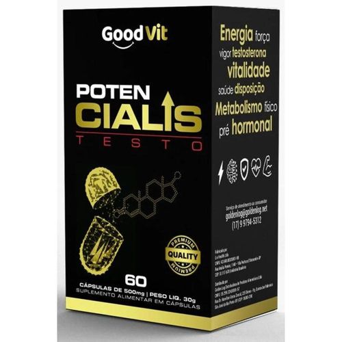 Potencialis Testo Good Vit com 60 Cápsulas