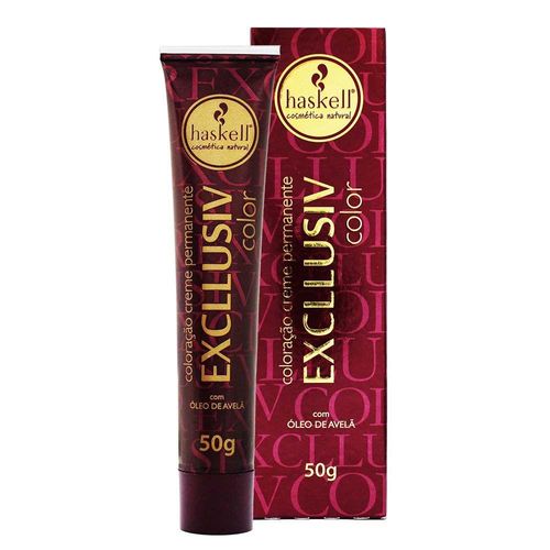 Coloração Creme Excllusiv Color Cor Nº 5.20 Castanho Claro Violine Haskell 50g