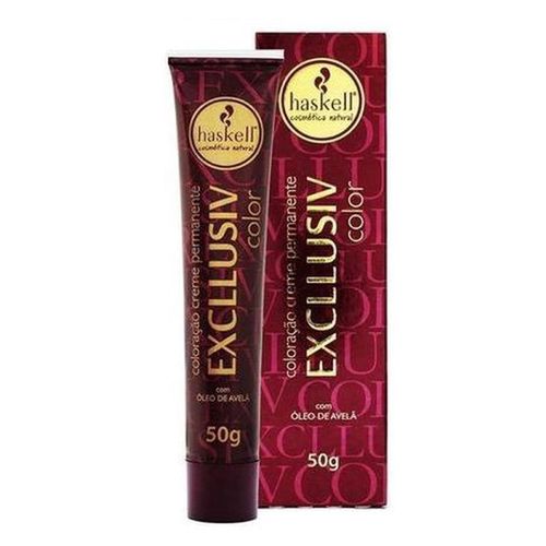 Coloração Haskell Excllusiv Color Cor Nº 6.7 Louro Escuro Marrom 50g