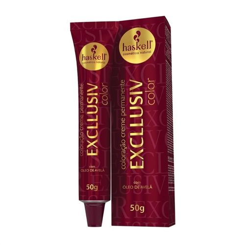Coloração Creme Excllusiv Color Haskell Cor Nº 9.34 Louro Muito Claro Dourado 50g