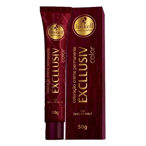 Coloração Haskell Exclusiv Color Cor N° 1.0 Preto Azulado 50g