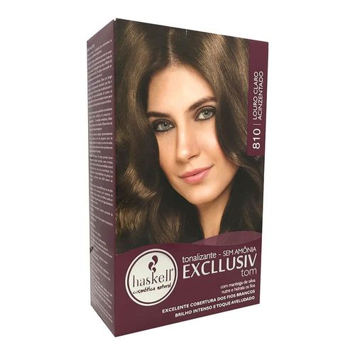 Kit Haskell Tonalizante Excllusiv Cor Nº 810 Louro Claro Acinzentado com 1 Unidade