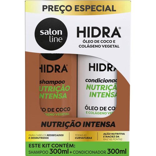Kit Salon Line Hidra Coco com Shampoo 300ml + Condicionador 300ml