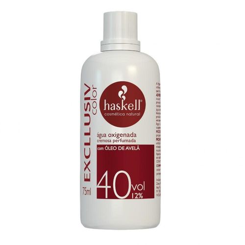Água Oxigenada Cremosa Haskell Excllusiv Color 40 Volumes 75ml