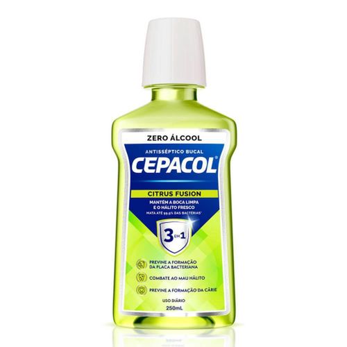 Cepacol Citrus Fusion Sem Álcool 250ml