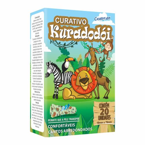 Curativos Kuradodoi Infantis Cicatrisan com 20 Unidades