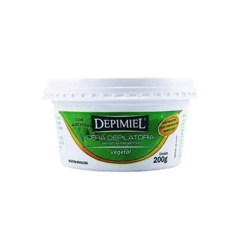 Cera Depilatória em Pérolas Pearls Vegetal com Aloe Vera Depimiel 200g