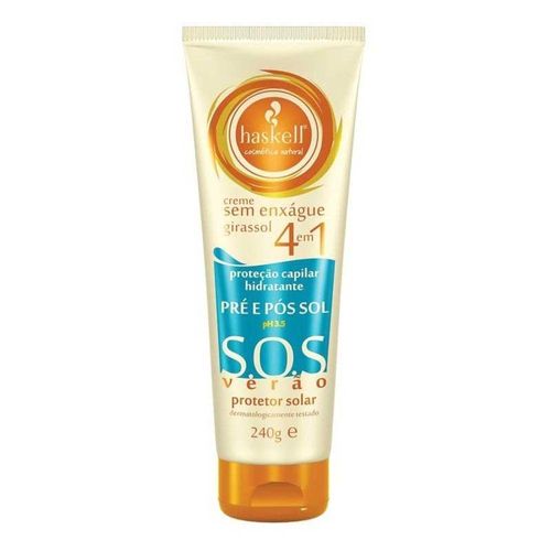 Creme sem Enxague Pré e Pós Sol S.O.S Verão Haskell 240g
