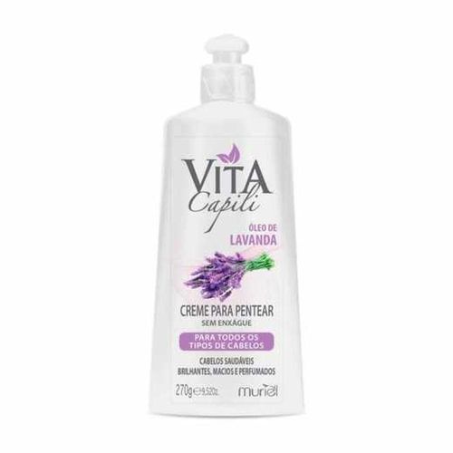 Creme para Pentear Muriel Vita Capili com Óleo de Lavanda 270g